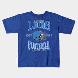 Detroit Lions Football Champions Kids T-Shirt